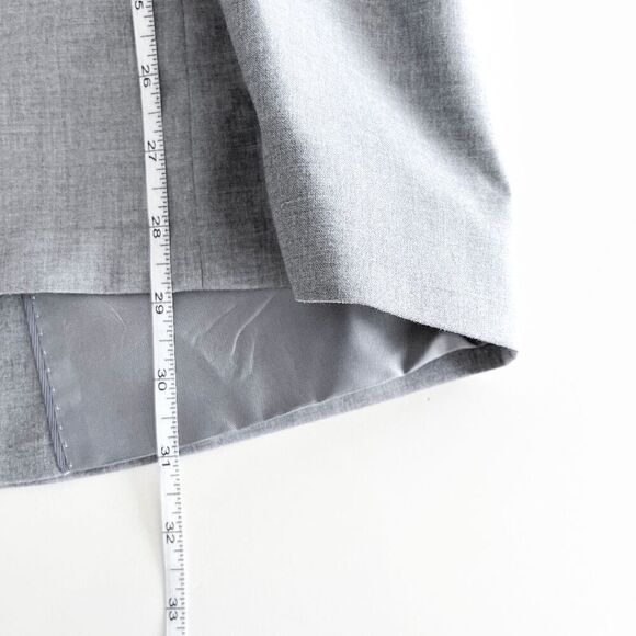 Banana Republic Mens Tailored Slim Two Button Sport Coat Jacket Gray Size 44 - Picture 7 of 8